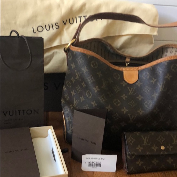 Louis Vuitton Handbags - Louis Vuitton Delightful PM, wallet, box, dust bag
